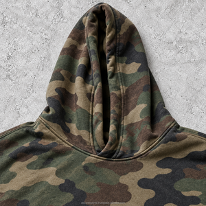 Winter Oversized <b>Hoodie</b> <b>for</b> <b>Men</b> 450 480GSM 100% Cotton Fleece <b>Plain</b> Dyed Boxy Drop Shoulder Thick Warm Kangaroo Pocket Custom - Product Image 3