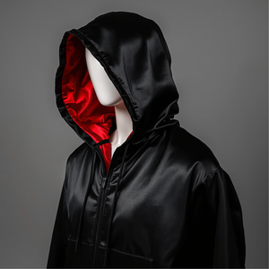 Sudadera con Capucha Unisex, Forro de Satén, Estilo Urbano, Felpa de Algodón, Forro Interior Suave, Cómoda, Cálida, Informal, Venta al Por Mayor OEM - Product Image 3