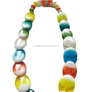 Collar con Colgante de Cuentas de Resina Romántico con Patrón de Gancho en Forma de Diamante con Corte Princesa, Certificado IGI para Aniversario - Product Image 3