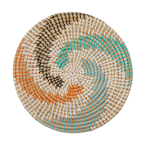 Multi-Purpose Seagrass Placemats <b>Round</b> Woven Fiber <b>Table</b> <b>Mats</b> Natural Straw Chargers for Wall Decor or <b>Table</b> - Product Image 1
