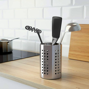 Support à cuillères en acier inoxydable, porte-ustensiles de cuisine, support à baguettes en acier inoxydable, organisateur de couverts, porte-cuillères - Product Image 6
