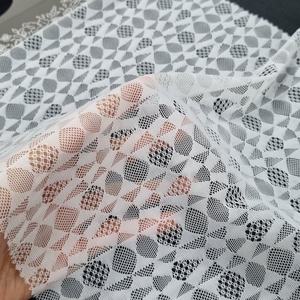Tela de Encaje Elástica Geométrica Abstracta, Spandex/Nylon, 147 cm, Ligera, Tejido de Punto, Hecha en Seúl, para Vestidos de Novia, Lencería y Prendas de Vestir - Product Image 4
