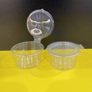 Nouveau design 2026 – Gobelets à sauce en plastique PET 60 ml (2 oz) à prix fabricant, jetables avec couvercle articulé pour emporter - Product Image 5