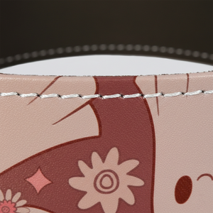 Ceinture de musculation réglable antidérapante en cuir de vachette premium doublée de daim, motif fantôme de dessin animé imprimé par sublimation, unisexe pour la force - Product Image 5