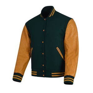 Chaqueta Varsity Personalizable de Alta Calidad para Hombre, Diseño Moderno y Holgado para Invierno, con Logotipo Frontal, Estilo Profesional - Product Image 4