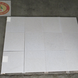 Modern Factory-Processed Milky White Calcite <b>Marble</b> Stone Slabs Honed Polished Durable Waterproof Eco-Friendly 24x24 Office - Product Image 1