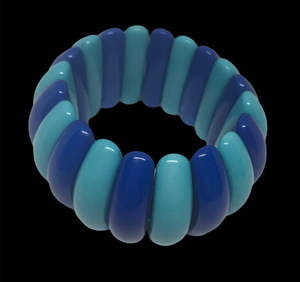 Pulsera de hilo de joyería de moda de resina de color personalizada hecha a mano de alta calidad personalizada de marca para mujeres de la India. - Product Image 1