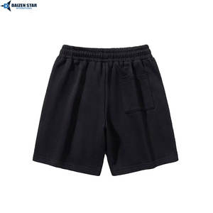 Pantalones Cortos para Hombre, Lisos, de Secado Rápido, Transpirables, Ecológicos, de Algodón Tejido, con Cordón en la Cintura Media, Bordados, Casuales - Product Image 2