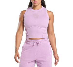 เสื้อกล้ามผู้หญิงแขนสั้นระบายอากาศได้ดีสีและขนาดที่กำหนดเองได้ - Product Image 1