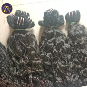 Personnalisable brut indien vierge Remy Extensions de cheveux cuticule aligné armure faisceaux teints Wrap Style cheveux pour génie trame - Product Image 1