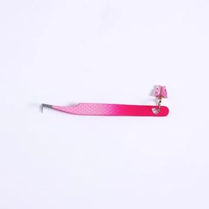 Pinzas de Fibra con Punta Antimagnética de 10 mm, Color Dorado, Rosa y Nude, para Extensión de Pestañas, Nueva Llegada, Acero Inoxidable - Product Image 3