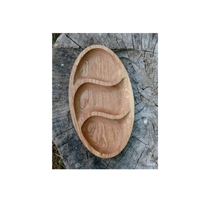 Bandeja de Servir de Madera Natural Rústica Hecha a Mano con Asas para Desayuno, Café, Té, Comida, Bocadillos, Hogar, Restaurante - Product Image 6