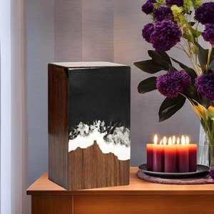 Boîte à bijoux en résine de luxe moderne Midnight Tide pour le salon - Product Image 6