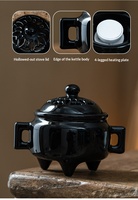 Nouveau brûleur d'encens électrique en céramique de style chinois, diffuseur d'aromathérapie à température réglable pour la maison et la salle de thé