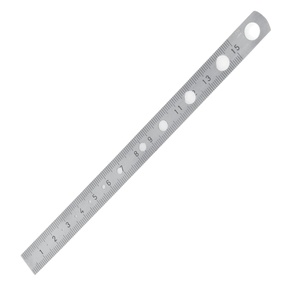 Thép không gỉ castroviejo đo Caliper DIY lớp kim loại cai trị với cm & <span class=keywords><strong>mm</strong></span> đánh dấu cong điều chỉnh & khóa vít - Product Image 1