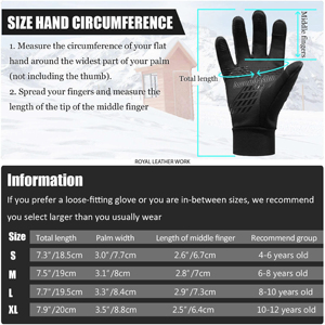 Guantes de Ciclismo Térmicos Negros para Exteriores, Compatibles con Pantalla Táctil, Unisex, de Poliéster, para Invierno - Product Image 5