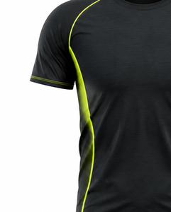 Ensemble de vêtements de sport légers pour hommes, t-shirt de course actif, short athlétique, respirant, en maille, séchage rapide, performance, entraînement en salle de sport - Product Image 5