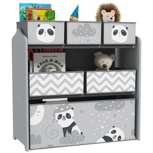 Gray Kids & Teen Storage Toy Organizer with Storage Box - Product Image 2