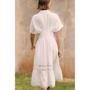 Tobie Short-Sleeve Collared Midi <b>Dress</b> Elegant Ladies Women Midi Floral <b>Dress</b> <b>Boho</b> Sleeveless Casual Women's Linen <b>Long</b> <b>Dresses</b> - Product Image 2