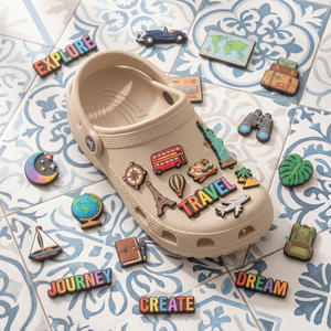 จี้รองเท้า PVC ผลิตจำนวนมาก วัสดุ PVC นุ่ม ทนทาน กันน้ำ พร้อมบริการสกรีนโลโก้ตามสั่ง สำหรับแบรนด์ค้าปลีกและส่งเสริมการขาย - Product Image 5