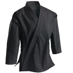 Kimono de karaté classique 100 % coton, poids lourd, pour entraînement d'arts martiaux, compétition de Kata, adultes, logo personnalisé - Product Image 4
