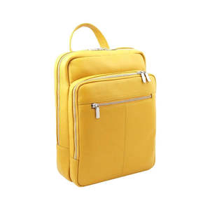 Sac à dos de luxe en cuir véritable, durable, pour loisirs, grande capacité, avec logo personnalisé, multifonctionnel, pour ordinateur portable, pour hommes, vente chaude - Product Image 2