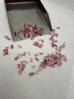 Tourmaline rose naturelle taille baguette 7x3-4x2MM 30 carats Lot Afrique Bijoux personnalisés Zehra Gems Effet de couleur Sans trou