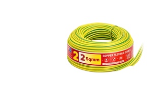 Câble électrique flexible en cuivre à 2 conducteurs de 1,5 mm², isolé en PVC, FR FRLS - Product Image 1