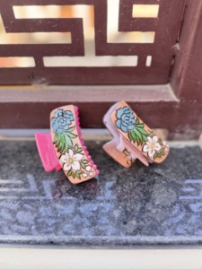 Pinzas para el Cabello de Cuero con Diseño Floral, Hechas a Mano, Estilo Vintage, Elegantes, de Cuero Genuino, para Uso Diario, Accesorios para el Cabello de Mujer - Product Image 5