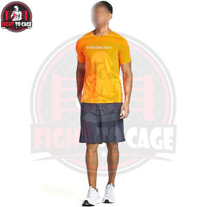 T-shirts à manches courtes pour hommes, entièrement personnalisés, nouvelle collection, col rond, tenue de sport décontractée, vêtements de fitness, différentes couleurs. - Product Image 2