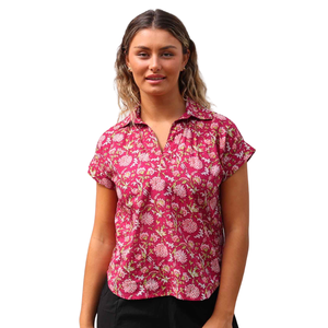 Women's Printed <b>Shirt</b> with Trendy Digital Print and <b>Button</b> Front Design - Product Image 1