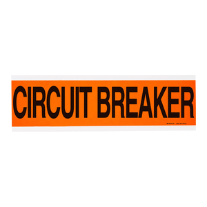 Etiquetas de Voltaje para Interruptores de Circuito, Autoadhesivas, Resistentes al Calor, de Alta Adhesión, para Paneles Eléctricos y Conductos, Duraderas, Marca Brady - Product Image 1