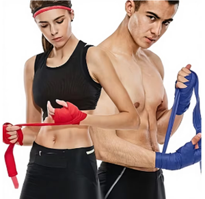ผ้าพันมือสำหรับชกมวยแบบมืออาชีพ PROFIT SPORTS ผ้าพันข้อมือแบบยืดหยุ่น PVC ใช้ซ้ำได้ สำหรับฝึกซ้อมมวย ยกน้ำหนัก และกีฬาต่างๆ - Product Image 6