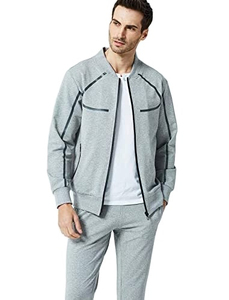 Ensemble de survêtement polaire pour homme 2026, demi-zip, jogging, 2 pièces, personnalisable, vente en gros, tenues de sport athlétiques - Product Image 4