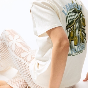 เสื้อถักคอโอ แขนสั้น สีพื้น เรียบง่าย ทันสมัย เซ็กซี่ ใส่สบาย คุณภาพดี ราคาถูก - Product Image 5