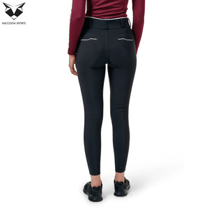 Pantalon d'équitation skinny fit extensible pour compétition, pantalon d'équitation pour femme à haute élasticité et respirant avec poche latérale - Product Image 2