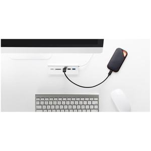 SSD externe portable haute vitesse 1 To en alliage d'aluminium, nouvelle interface USB PLUS, cache 240 Mo, 5400 tr/min, alimentation externe pour - Product Image 2