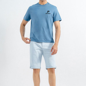 เสื้อยืดลำลองผู้ชาย สีพื้น เรียบหรู สวมใส่สบาย ผ้าฝ้าย แห้งเร็ว ระบายอากาศได้ดี น้ำหนักเบา เหมาะสำหรับออกกำลังกาย กิจกรรมกลางแจ้ง - Product Image 1