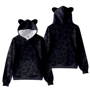 Women's Oversized <b>Leopard</b> <b>Print</b> <b>Hoodie</b> Custom Animal <b>Print</b> Pullover <b>Hoodie</b> Casual Streetwear Sweatshirt - Product Image 1