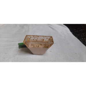 Resin <b>Coaster</b> Holder <b>Gold</b> Flakes Handmade Epoxy Stand for Square <b>Coasters</b> Eco-Friendly Durable Reusable Modern Design Wholesale - Product Image 1