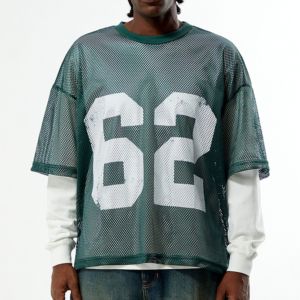 Camiseta de fútbol de malla holgada de verano, fabricante de camisetas de fútbol personalizadas por sublimación, ropa urbana, camiseta de béisbol para entrenamiento de equipos deportivos - Product Image 4