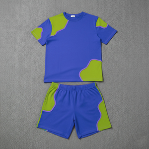 Wholesale <b>t</b> Shirt and Shorts Men Set Two Piece Summer Sweat Shorts Set <b>T</b>-shirt for logo Custom Men <b>t</b> Shirts - Product Image 6