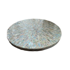 ถาดหมุนฝังเปลือกหอยกาบปะการัง - Product Image 2