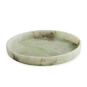 Plateau de service élégant et luxueux en résine lisse, écologique, sans BPA, avec texture marbrée colorée et finition polie, personnalisable - Product Image 2
