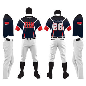 Best Quality Baseball Uniform for Online Sale Summer Wear Quick Dry and Comfortable Baseball Uniform Set In Solid Color - Product Image 1