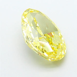 เพชรพลอยสังเคราะห์สีเหลืองเข้มทรงรีเจียระไนแบบแฟนซี คุณภาพเยี่ยม เหมาะสำหรับเครื่องประดับหรูหรา ได้รับการรับรองมาตรฐาน CVD - Product Image 3