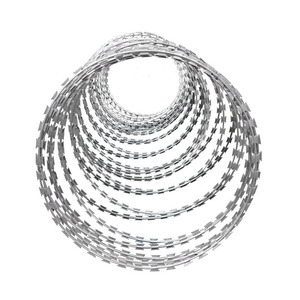 Lowes giá tù lưới hàng rào nhúng nóng mạ kẽm cbt65 bto30 Bto-22 CuộN concertina đôi sợi Dao Cạo Lưỡi dây thép gai - Product Image 1