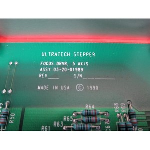 Ultratech Stepper 03-20-01989 WAS Focus Driver 5 - อุปกรณ์และอะไหล่เซมิคอนดักเตอร์ระดับโลกที่เชื่อถือได้จาก Trusted Global Legacy - Product Image 1