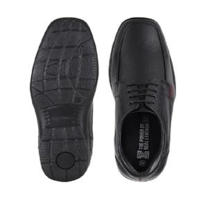 Chaussures habillées noires de luxe pour hommes – Élégantes, à lacets, pour le bureau et les affaires – Confortables et au design classique - Product Image 5