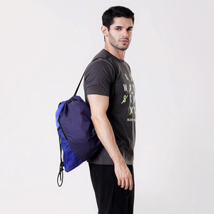 2026 <b>Drawstring</b> Gym Bag with Zipper Pocket Lightweight Cordura Sports <b>Backpack</b> for Gym Swim & Training 42x33 cm 2026 - Product Image 6